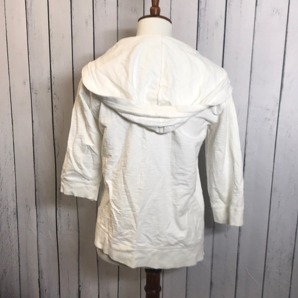 Style & Co White short sleeve Hoodie - Picture 2 of 7